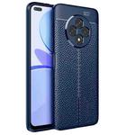 For Huawei U-Magic 50 Plus Litchi Texture TPU Shockproof Case(Navy Blue)