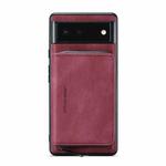 For Google Pixel 7 5G JEEHOOD Magnetic Zipper Wallet Phone Leather Case(Red)