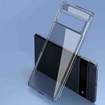 For Google Pixel 7 Crystal PC + TPU Phone Case(Transparent Black)