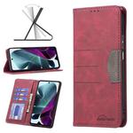 For Motorola Moto G200 5G / Edge S30 5G Magnetic Splicing Leather Phone Case(Red)