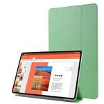 For Huawei MatePad Pro 10.8 inch Silk Texture Horizontal Flip Leather Case with Three-folding Holder(Green)