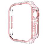 Hollowed Diamond PC Watch Case For Apple Watch Series 6&SE&5&4 44mm(Pink)