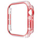 Hollowed Diamond PC Watch Case For Apple Watch Series 6&SE&5&4 44mm(Red)
