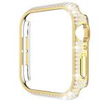 Hollowed Diamond PC Watch Case For Apple Watch Series 6&SE&5&4 44mm(Gold)