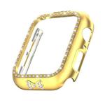 Bow-knot Diamond PC Watch Case For Apple Watch Series 6&SE&5&4 40mm(Gold)