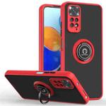 For Xiaomi Redmi Note 11 Pro 4G / 5G Q Shadow 1 Series TPU + PC Phone Case with Ring Holder(Red)