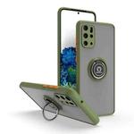 For Samsung Galaxy S20+ 5G Q Shadow I Ring Kickstand PC and TPU Hybrid Phone Case(Green)