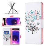 For OPPO Find X5 Colored Drawing Pattern Leather Phone Case(Tree)