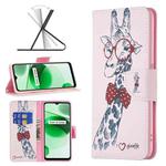 For OPPO Realme C35 Colored Drawing Pattern Leather Phone Case(Deer)