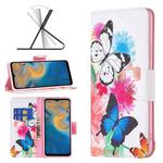 For ZTE Blade A51 Colored Drawing Pattern Leather Phone Case(Butterflies)