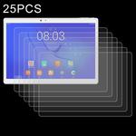 25 PCS 9H 2.5D Explosion-proof Tempered Glass Film for Teclast T10
