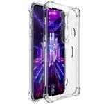 For ZTE nubia Red Magic 7 imak TPU Phone Case with Screen Protector(Transparent)