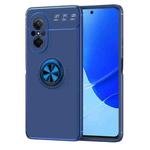 For Huawei nova 9 SE Metal Ring Holder TPU Phone Case(Blue)