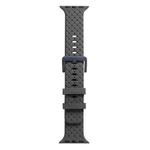 Braided Texture Silicone Watch Band For Apple Watch Series 8&7 41mm / SE 2&6&SE&5&4 40mm / 3&2&1 38mm(Grey)
