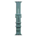 Braided Texture Silicone Watch Band For Apple Watch Series 8&7 41mm / SE 2&6&SE&5&4 40mm / 3&2&1 38mm(Light Green)