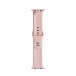 For Apple Watch Series 7 41mm / 6 & SE & 5 & 4 40mm / 3 & 2 & 1 38mm Mutural Liquid Silicone Watch Band(Pink)