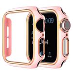 Two-color Electroplating PC Watch Case For Apple Watch Series 3&2&1 42mm(Pink Gold)