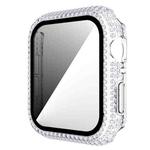 Diamond PC + Tempered Glass Watch Case For Apple Watch Series 3&2&1 42mm(Transparent)