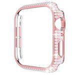 Hollowed Diamond PC Watch Case For Apple Watch Series 3&2&1 42mm(Pink)