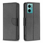 For Xiaomi Redmi 10C Litchi Texture Pure Color Leather Phone Case(Black)