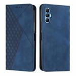 For Tecno Spark 8P Diamond Splicing Skin Feel Magnetic Leather Phone Case(Blue)