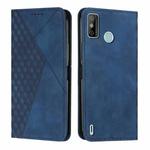 For Tecno Spark Go 2020 & 2021 / 6 Go Diamond Splicing Skin Feel Magnetic Leather Phone Case(Blue)