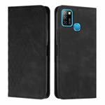 For Infinix Hot 10 Lite / Smart 5 2020 Diamond Splicing Skin Feel Magnetic Leather Phone Case(Black)