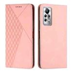For Infinix Note 11 Pro / 11S Diamond Splicing Skin Feel Magnetic Leather Phone Case(Rose Gold)