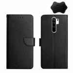 For Xiaomi Redmi Note 8 Pro Genuine Leather Fingerprint-proof Horizontal Flip Phone Case(Black)