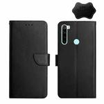 For Xiaomi Redmi Note 8T Genuine Leather Fingerprint-proof Horizontal Flip Phone Case(Black)