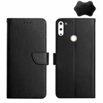 For Gigaset GS4 Genuine Leather Fingerprint-proof Horizontal Flip Phone Case(Black)