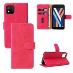 For Wiko Y52 Skin Feel Magnetic Flip Leather Phone Case(Rose Gold)
