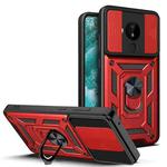 For Nokia C30 Sliding Camera Cover Design TPU+PC Phone Case(Red)