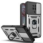 For Nokia G10 / G20 Sliding Camera Cover Design TPU+PC Phone Case(Silver)