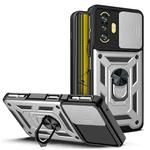 For  Xiaomi Poco F3 GT/Redmi K40 Sliding Camera Cover Design TPU+PC Phone Case(Silver)