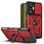 For  Xiaomi Poco F3 GT/Redmi K40 Sliding Camera Cover Design TPU+PC Phone Case(Red)