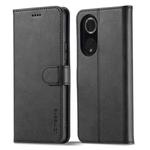 For Honor 50 / nova 9 LC.IMEEKE Calf Texture Leather Phone Case(Black)