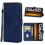 Leather Phone Case For OPPO Realme Q5 Pro(Blue)