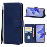 Leather Phone Case For ZTE Blade V40 Pro(Blue)