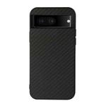 For Google Pixel 7 Accurate Hole Carbon Fiber Texture PU Phone Case(Black)