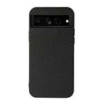 For Google Pixel 7 Pro Accurate Hole Carbon Fiber Texture PU Phone Case(Black)