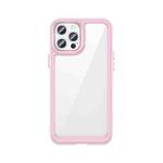 Colorful Series Acrylic + TPU Phone Case For iPhone 13 Pro(Pink)