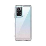 For Xiaomi Poco M4 Pro 5G Colorful Series Acrylic + TPU Phone Case(Transparent)