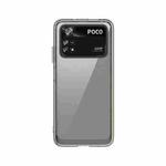 For Xiaomi Poco M4 Pro 4G Colorful Series Acrylic + TPU Phone Case(Transparent Black)