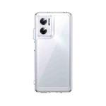 For Xiaomi Poco M4 5G Colorful Series Acrylic + TPU Phone Case(Transparent Black)