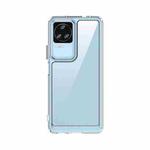 For Xiaomi Redmi K50 Colorful Series Acrylic + TPU Phone Case(Transparent)