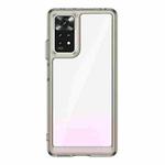 For Xiaomi Redmi Note 11 Pro 5G Global Colorful Series Acrylic + TPU Phone Case(Transparent Black)