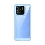 For Xiaomi Redmi 10C Colorful Series Acrylic + TPU Phone Case(Blue)