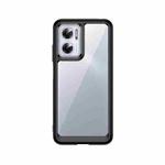 For Xiaomi Redmi 10 5G Colorful Series Acrylic + TPU Phone Case(Black)