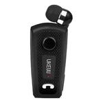 UKELILI UK-E20 DSP Noise Reduction Lavalier Pull Cable Bluetooth Earphone with Vibration(Black)